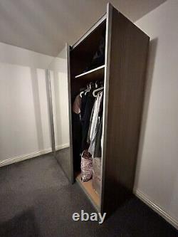 2 door sliding Full Mirrored wardrobe