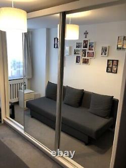 3 DOOR LARGE MIRRORED SLIDING WARDROBE Good Quality Made In Poland