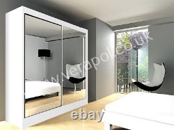BRAND NEW WARDROBE With sliding doors & MIRROR bedroom hallway living furniture