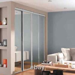 Black Glass Sliding Doors & Modular interior to suit an opening of 2130W x 2455H