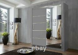 Brand New Lyon 2 and 3 Sliding Door Wardrobe In 5 size and 4 color