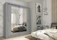 Brand New Modern Wardrobe Sliding Door with Mirror IDEA 02 in Grey Matt 180cm