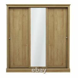 Devon 3 Door Sliding Wardrobe Oak