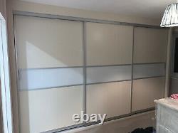 Fitted Wardrobe With Glass Sliding Doors