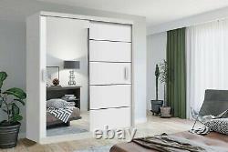 GSW Lyon 2 and 3 Sliding Mirror Door Wardrobe In Different Size and 4 Color
