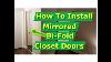 How To Install Bifold Mirror Closet Doors Diy Like The Pros