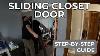How To Install Sliding Closet Door Colonial Elegance Mirrored Closet Door Step By Step Guide