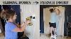 How To Turn Sliding Closet Doors Into French Doors Boys Room Makeover Pt 2