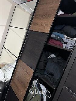 IKEA PAX wardrobe sliding Wooden And mirror doors (200 x 35 x 201cm)