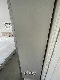 Ikea Double Pax Wardrobe With Mirror Sliding Doors Rrp £515