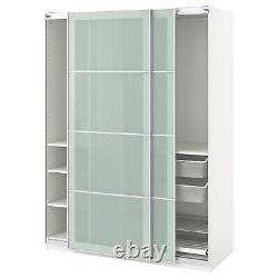 Ikea Pax DOORS ONLY! 2 x Frosted Glass sliding doors, each door 100x66x201