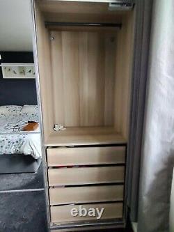 Ikea Pax Wardrobe with sliding mirror doors