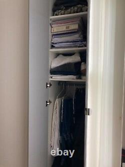 Ikea Pax Wardrobes. White Sliding Doors & Hinged Mirrored Doors