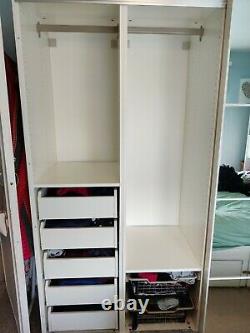 Ikea Pax double wardrobe with sliding doors
