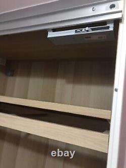 Ikea pax /auli Wardrobe With White Stained Oak Effect And Sliding Mirror Doors