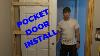 Install A Pocket Door And Locking Hardware How To