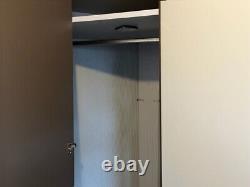 John Lewis large 4 door mirrored/white Wardrobe, immaculate condition