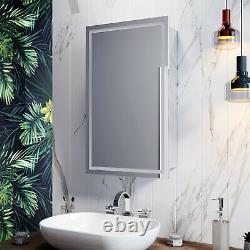 LED Sliding Door Rigth or Left Bathroom Mirror Cabinet Wall Hanging Sensor