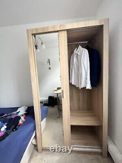 Large Sliding Door Mirrored Wardrobe