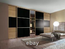 Luxury Sliding Bedroom Mirror Doors to suit an opening1527W x 1980H white frames
