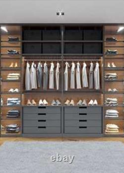 Luxury bespoke fitted wardrobes made to measure white