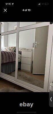 Mirrored wardrobe sliding doors used