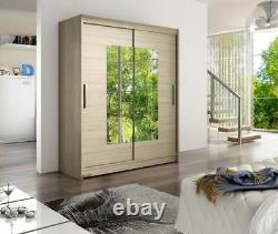 New Modern Wardrobe WENDY 3 With Mirror Sliding Doors width 150cm