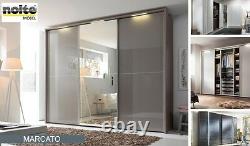 Nolte Mobel Marcato Mirrored Sliding Door Wardrobe 180 x 223 x 65 cm (W x H x D)
