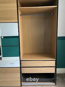 Pax Ikea Large Wardrobe With Sliding Doors And Mirrors RRP. £707
