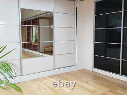 Sliding Wardrobe Doors High Gloss Mirror Colour Panels 650mm x 2000mm
