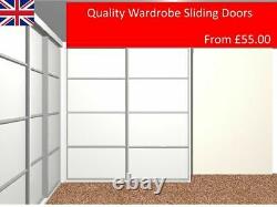 Sliding Wardrobe Doors Mirror and Panels, Track and Rails