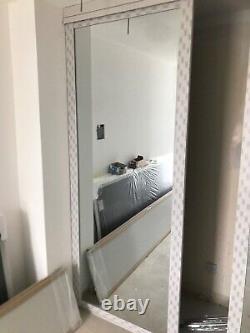 SpacePro Mirror Dove Grey sliding wardrobe door kit 3 x 914mm (inc. Interior)