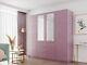 Wardrobe BALI 2 4D with 4 Doors Hanging Rail Drawers Mirrors Glamour Brand New