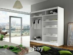 Wardrobe BEGA 9-180 FAST DELIVERY with Sliding Doors, Hanging Rail, Brand New