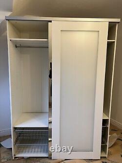 Wardrobe IKEA With Mirror/ Sliding Doors WHITE