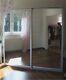 X2 IKEA PAX Malm Silver Double Sliding Mirrored Doors only