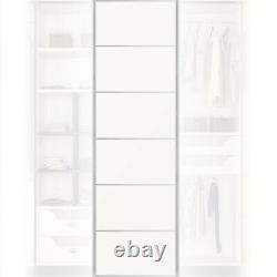 XXL 2400mm High Sliding Wardrobe Doors Solid & Mirrored 7colours Accessories